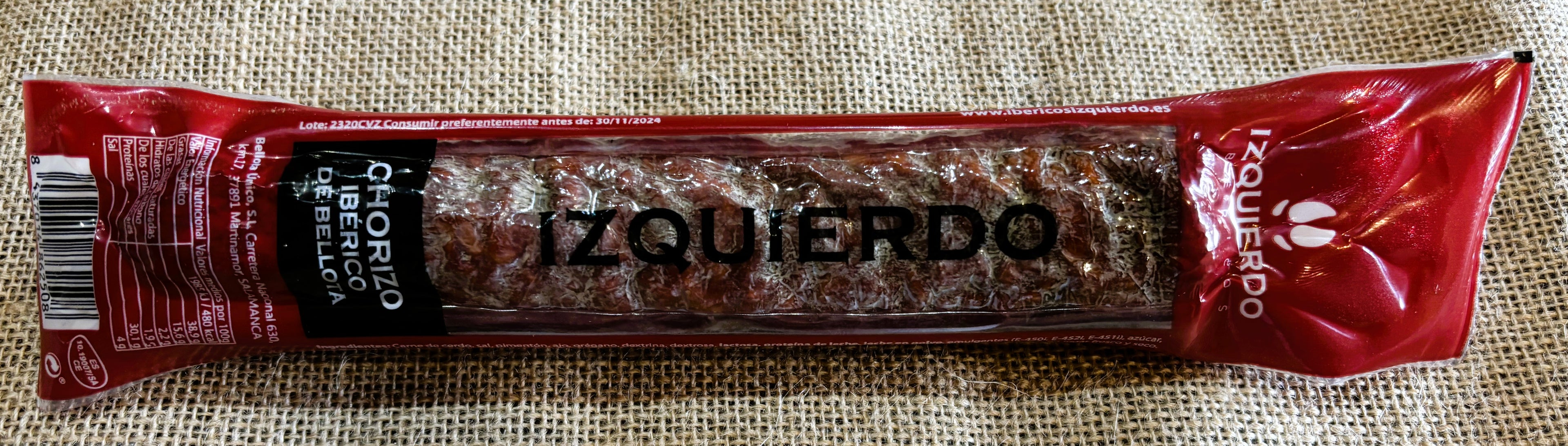 Chorizo Ibérique Bellota Vela - PLANET IBERIC