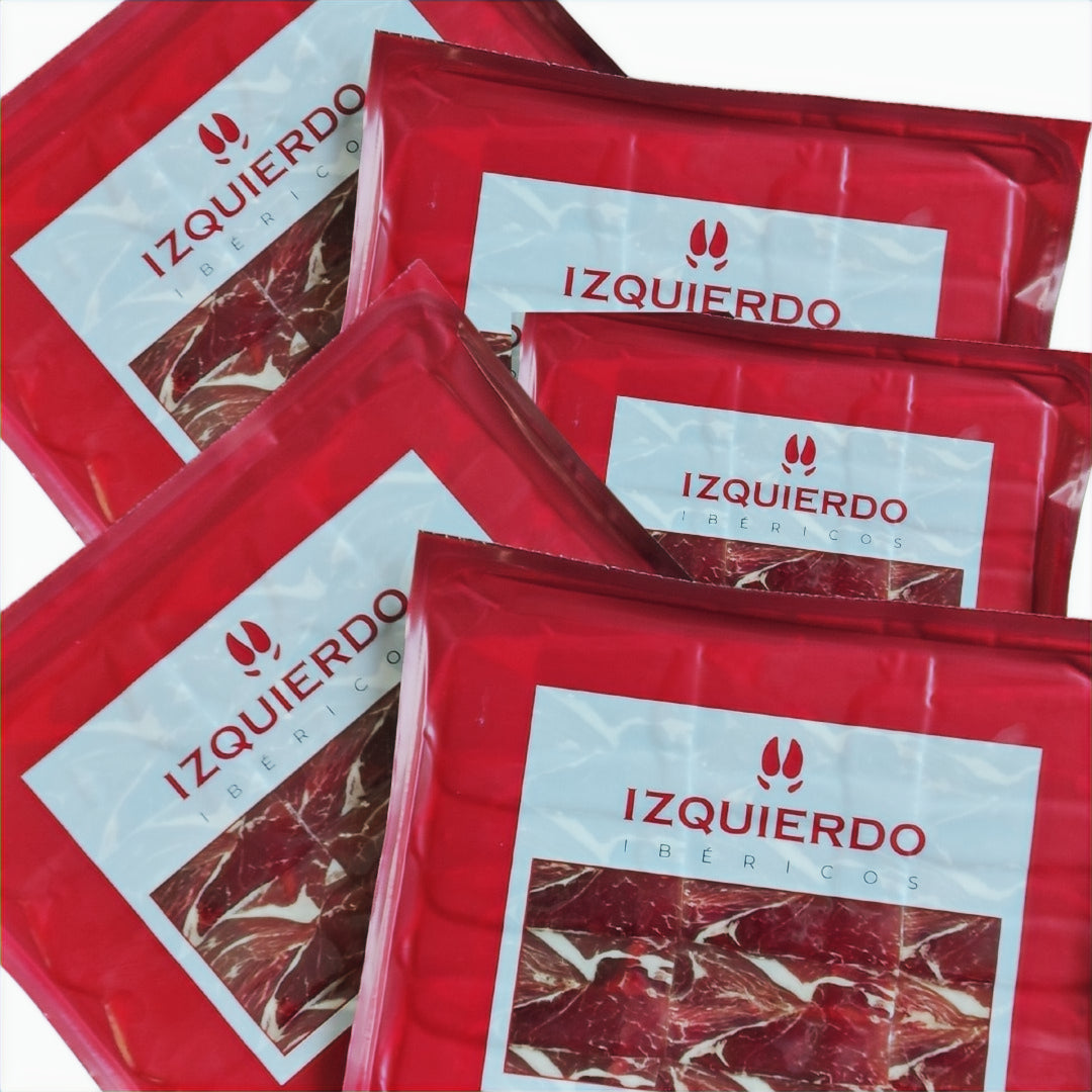 Pack 5 Sachets Jambon Ibérique 50% Tranché
