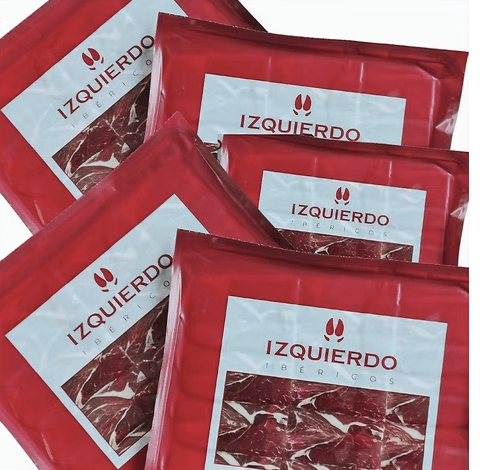 Pack 5 Sachets Jambon Ibérique 50% Tranché - PLANET IBERIC